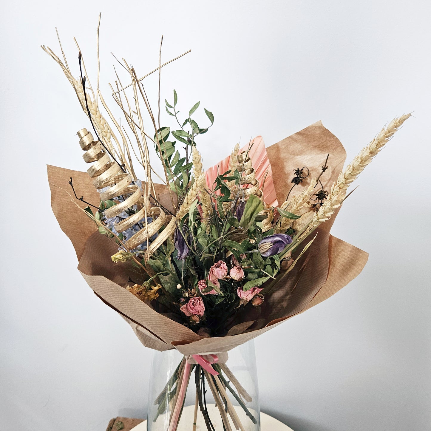 Golden Dried Bouquet