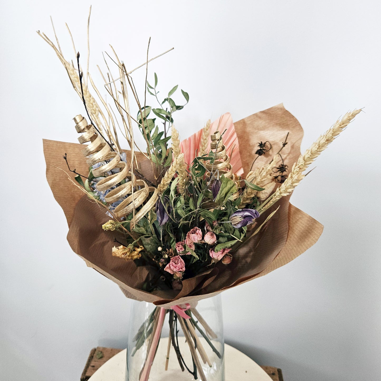 Golden Dried Bouquet