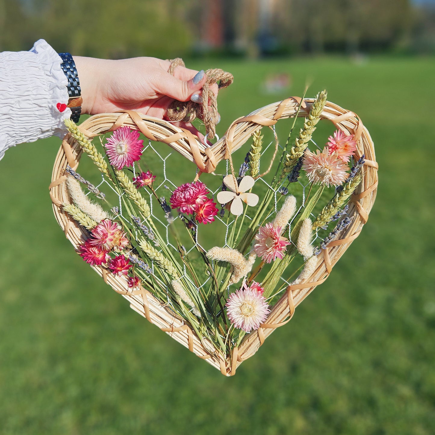 Woven Heart Arrangment