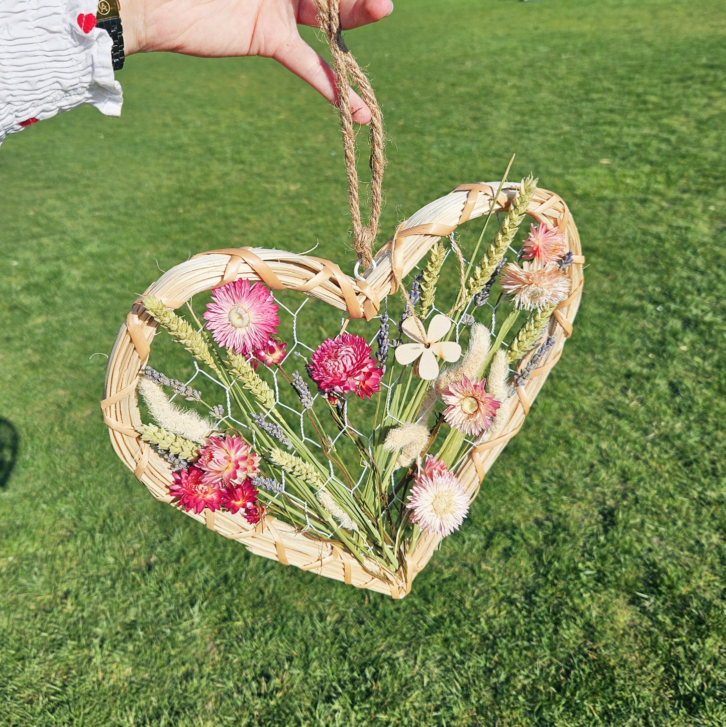 Woven Heart Arrangment