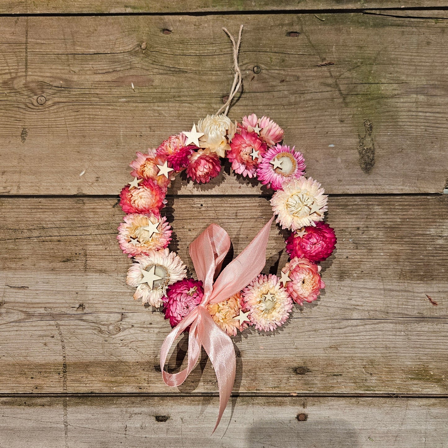 Starry Blooms Mini Wreath