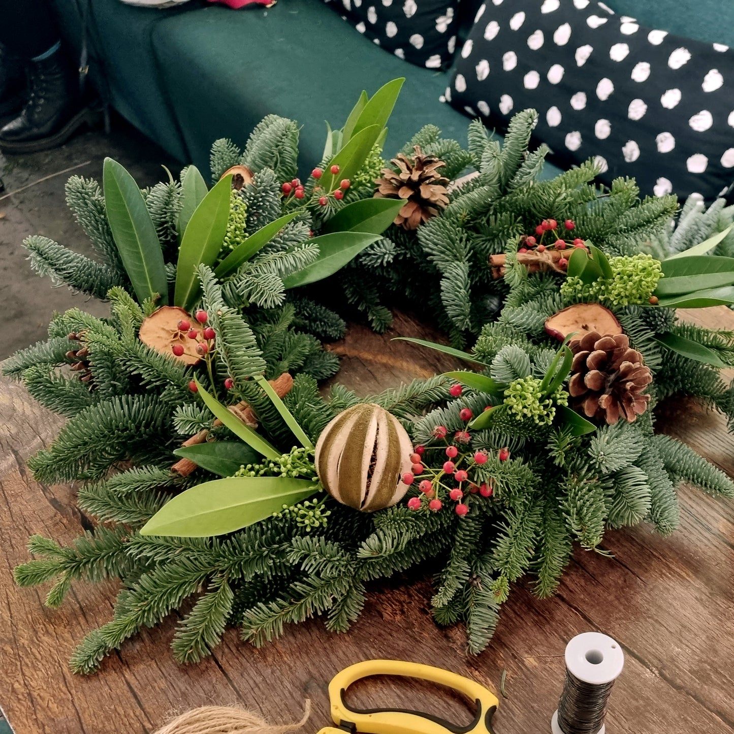 Wreath Making Workshop Ticket - The Kings Arms, Wakefield, 07/12/2025