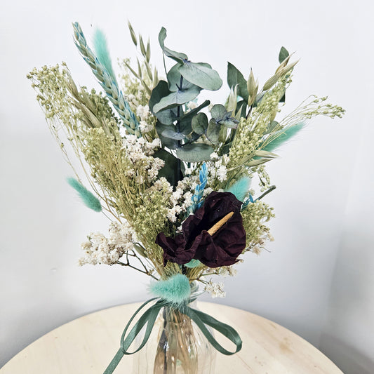 Teal Bud Vase