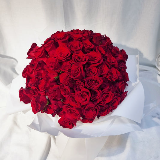 Luxury Valentine's Red Rose Arrangement (13th, 14th, 15th only)