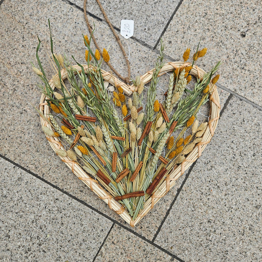 Cinnamon Stalk Woven Heart